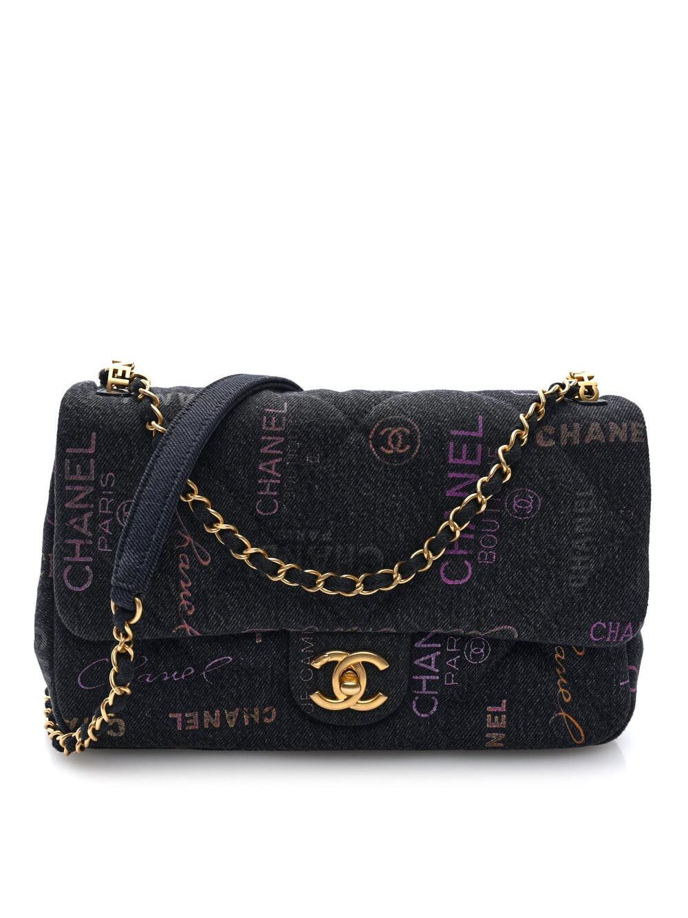 Chanel Denim Quilted Mood Large Flap #363251C47B
